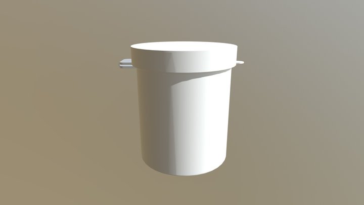 Container With Cap 3D Model