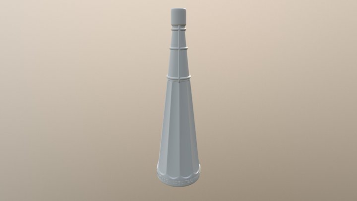 Bottle New Gorlo 1 3D Model