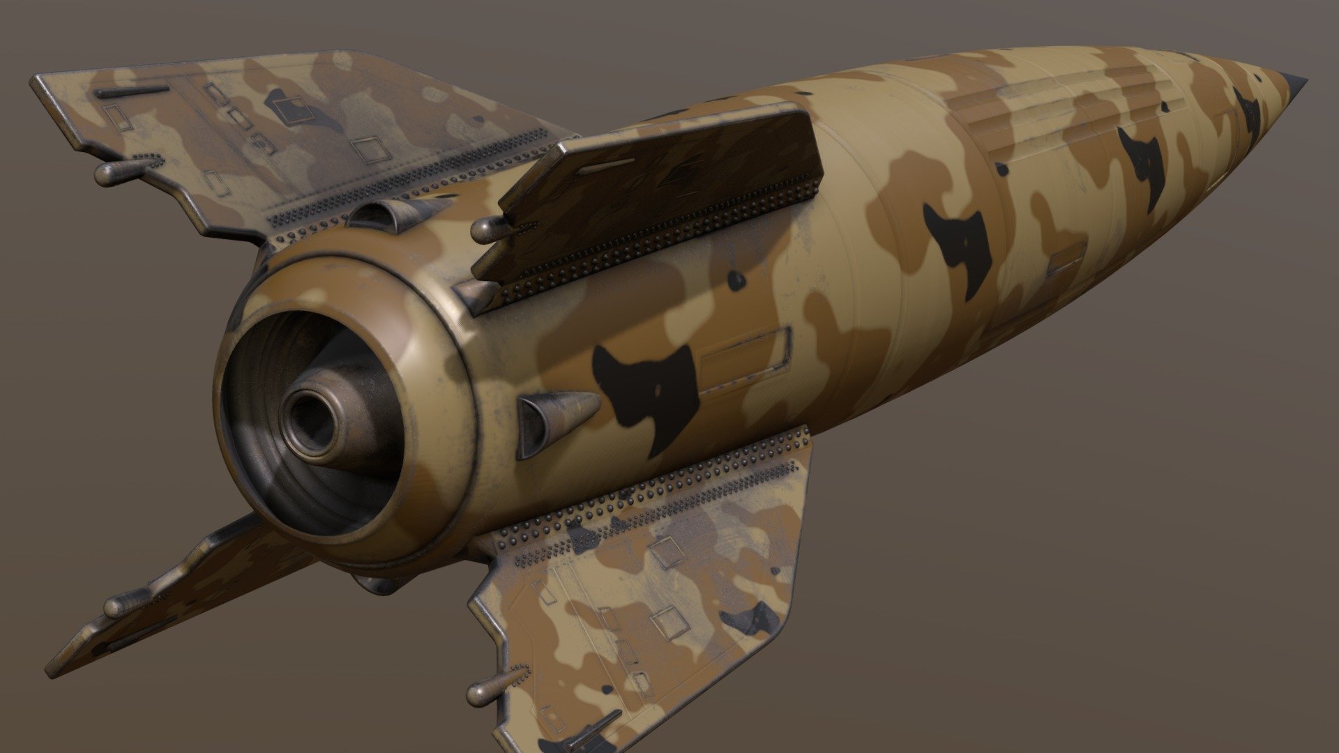 V2 rocket german explosion - Buy Royalty Free 3D model by Thomas Binder ...