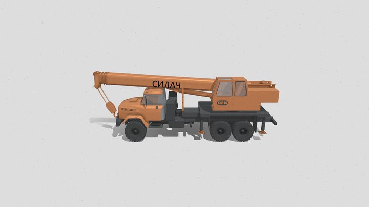 Rough-Terrain Crane – Modello 3D gratuito STL