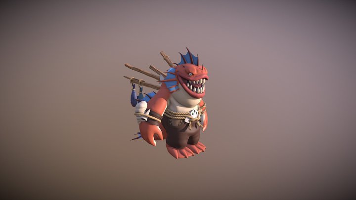 Peter Fishmouther WIP 3D Model