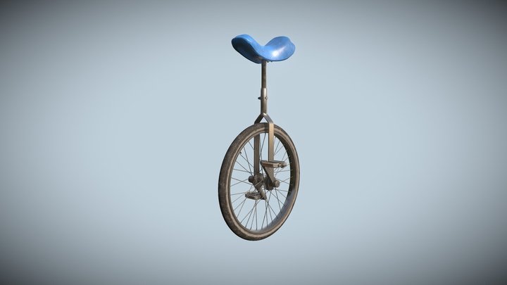Unicycle Model 3D Model