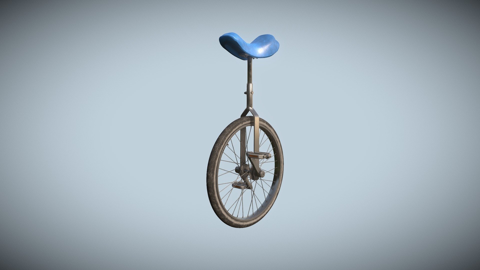 Unicycle Model 3D model by Can Mustafa (c42m05) [1eca245] Sketchfab