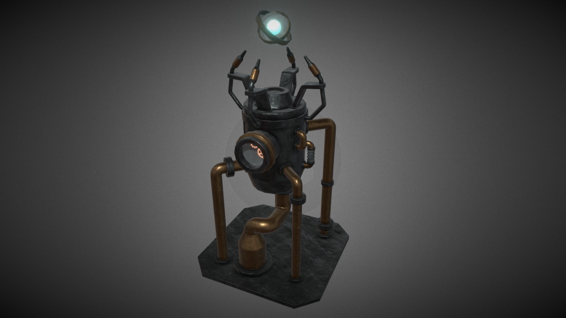 3D model Steam Generator - This is a 3D model of the Steam Generator. The 3D model is about a robot with a light.
