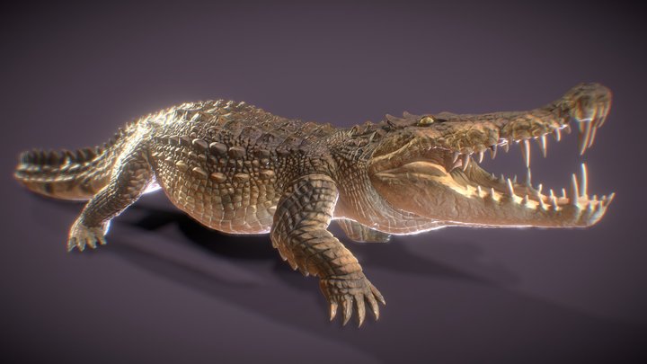 Kaprosuchus print version (Download) 3D Model