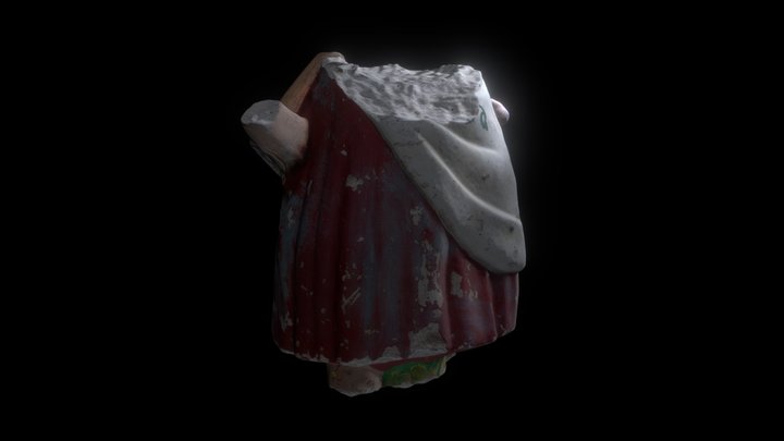 broken statue 3D Model