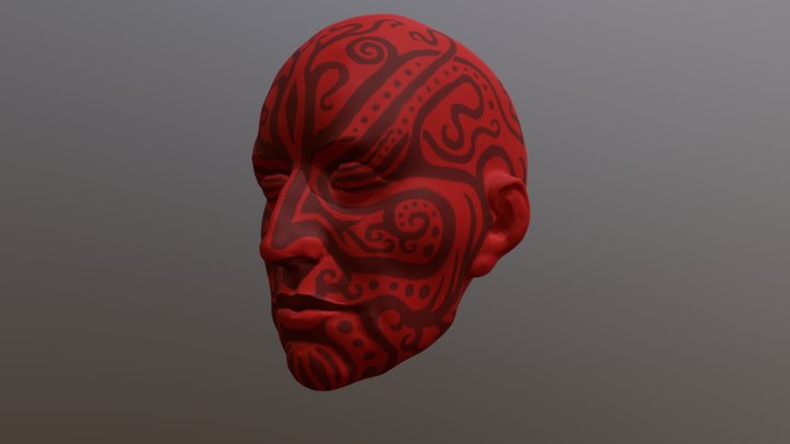 Face Paint 3D Model