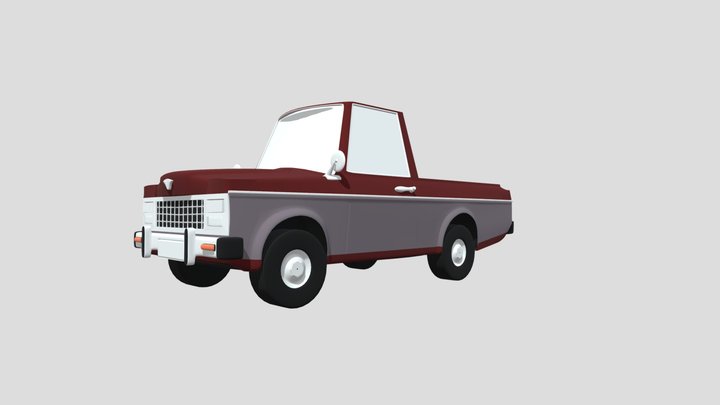 Pickup Truck 3D Model