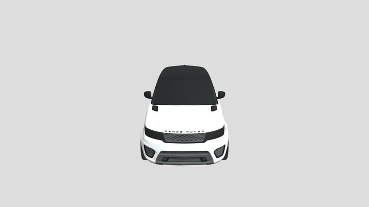 Range Rover Sport SVR-2022 3D Model