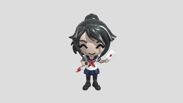 Yandere-chan (Youtooz Style) 3D Model