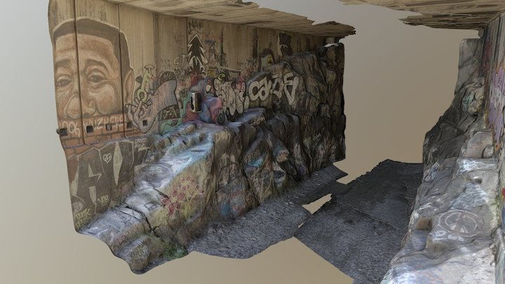 Donner Tunnels WIP Walls 3D Model
