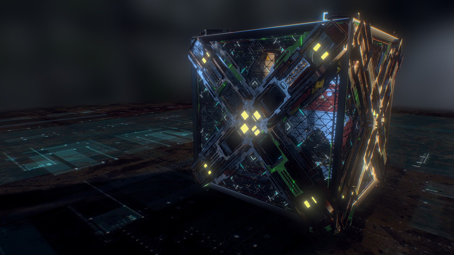 Sci Fi Box Crate