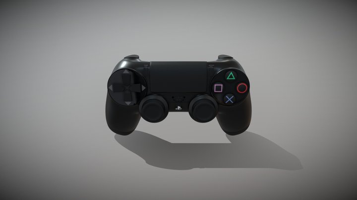 PS4 Controller : DUALSHOCK 4 3D Model