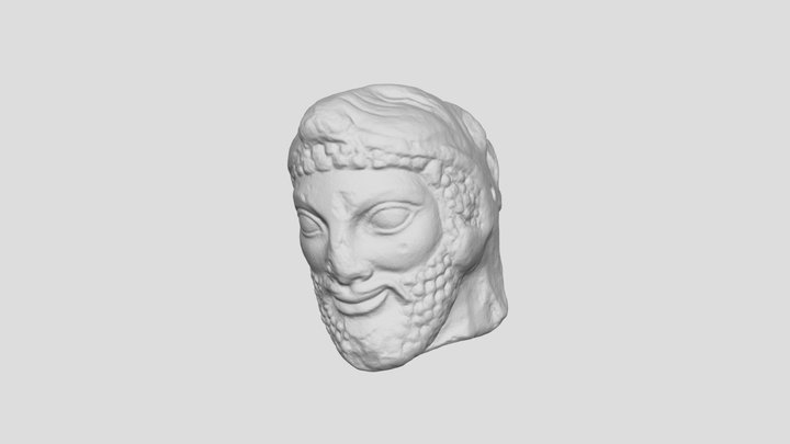 head of Heracles - Revopoint POP 2 3d scanner 3D Model