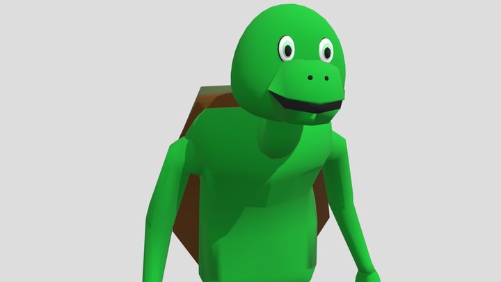 Turtle Green 3D Model