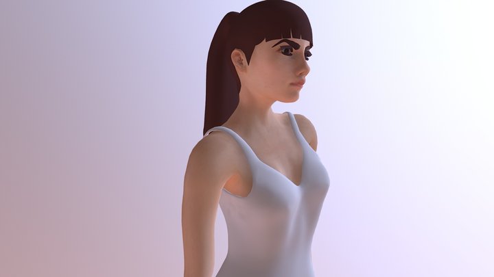 Idle Woman 3D Model