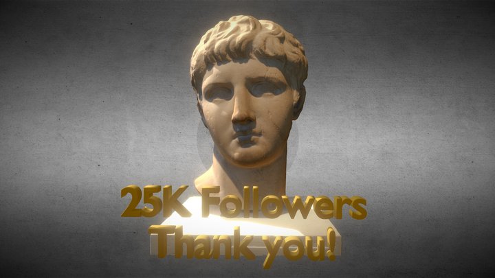 25,000 follower! Thank you! – Modelo 3D gratuito STL
