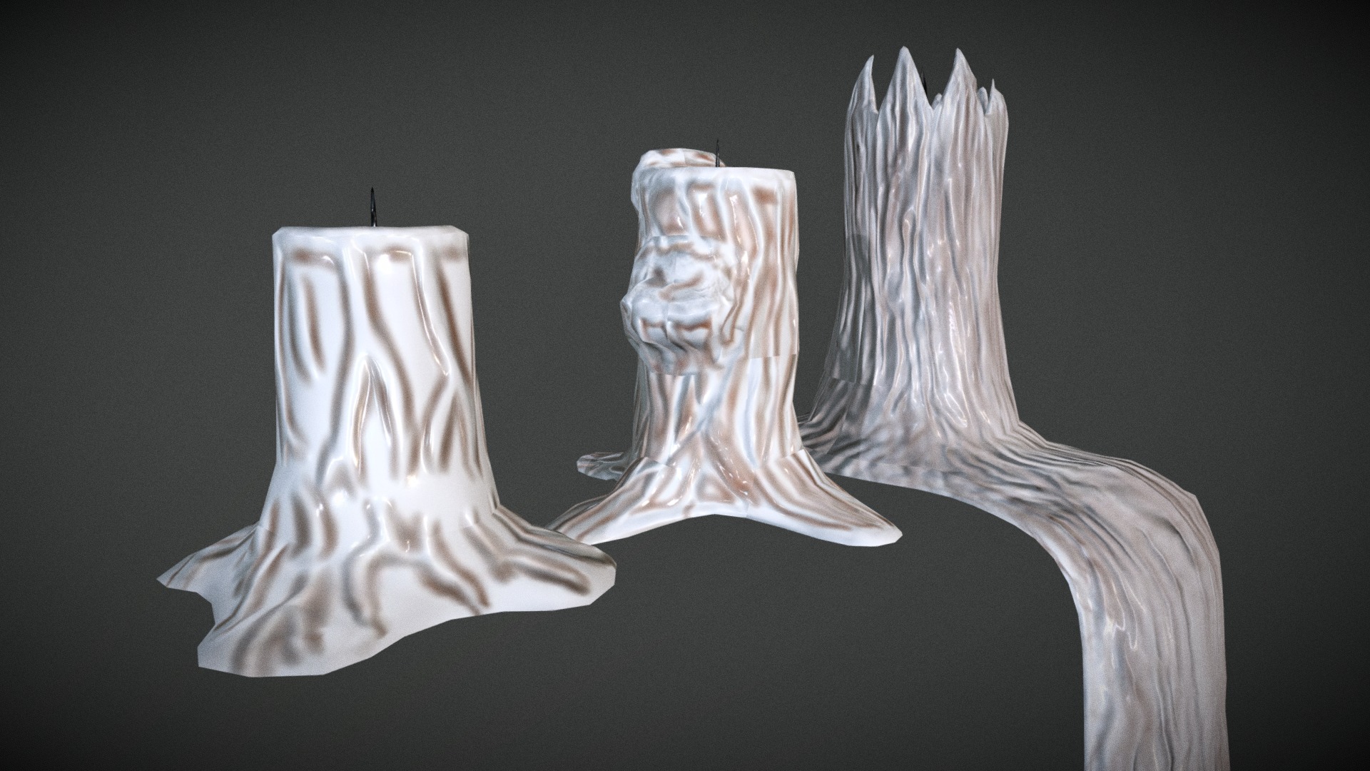 3D model Olds Candles - This is a 3D model of the Olds Candles. The 3D model is about a light bulb with a human face.