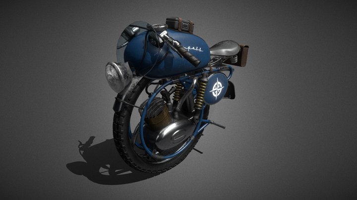 Monobike Compass 3D Model