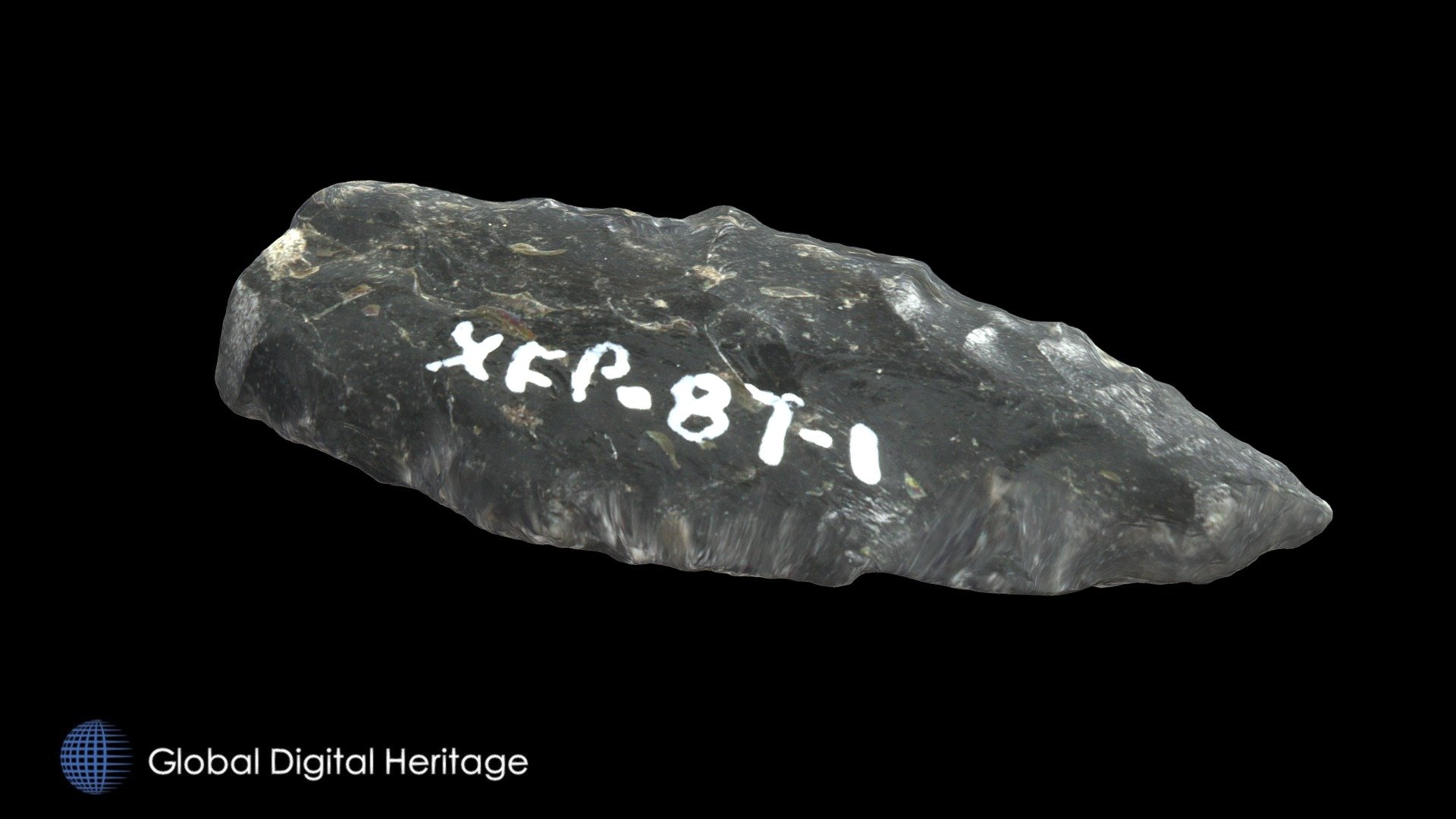 Projectile End Blade, XFP-087. Sanak Island, AK