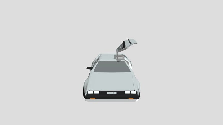 DELOREAN DMC 12 3D Model