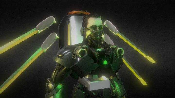 G-Man X-18 turbo mode (MonsterUp) 3D Model