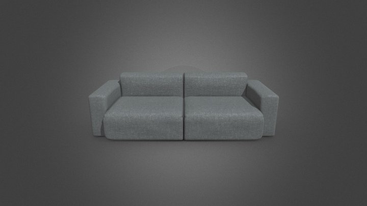 Sofa 01 3D Model