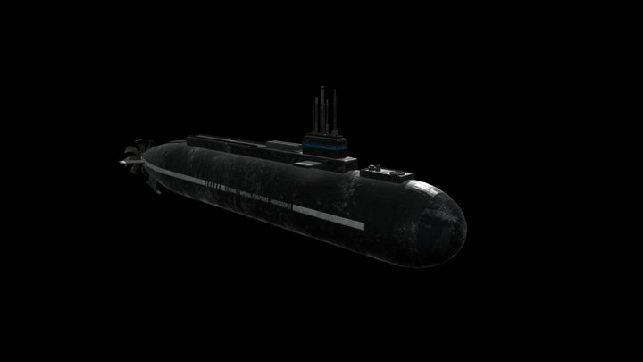 Submarine (Vehicle) 3D Model