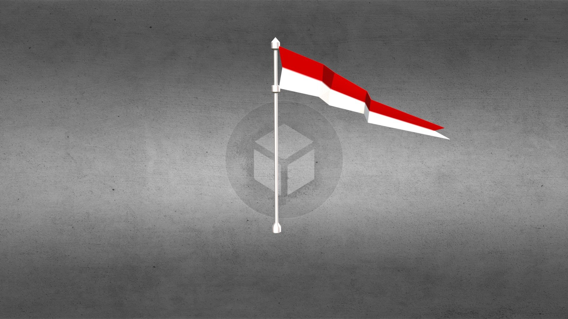 Castle-flag-red - Download Free 3D model by Pixel (@stefan.lengyel1 ...