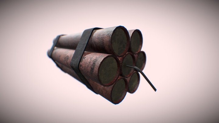 Dynamite 3D Model