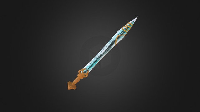 Medium Res Sword 3D Model