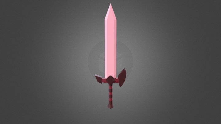Sword Low- Poly 3D Model