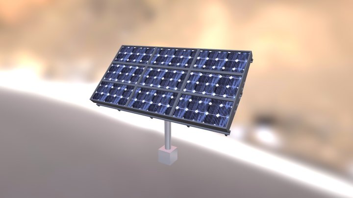 Solarpanel 3D Model