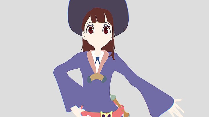 kagari atuko 3D Model