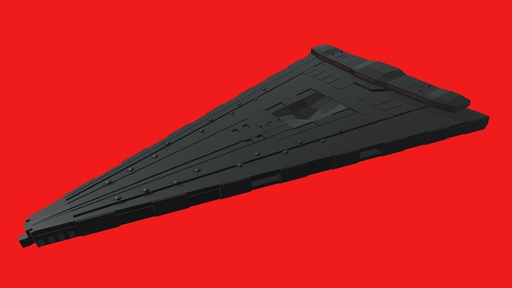 First Order Dreadnought 3D Model