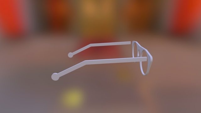 Simple Glasses 3 3D Model