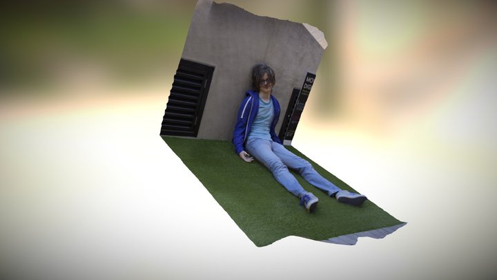 Test Of Scanning A Seated Person 3D Model