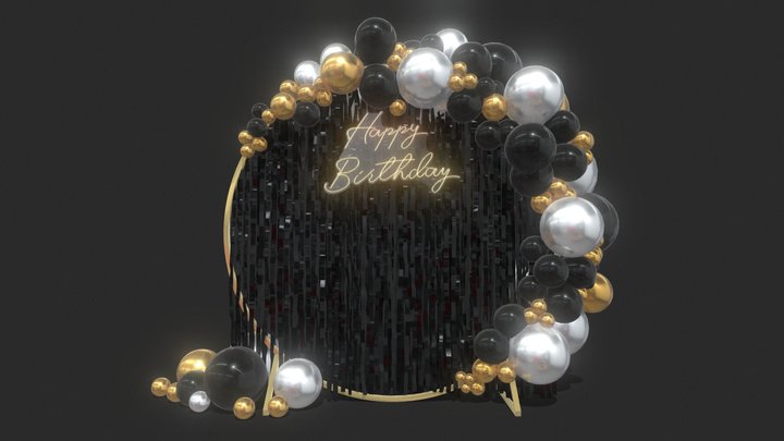 Balloon Arch 2 3D Model