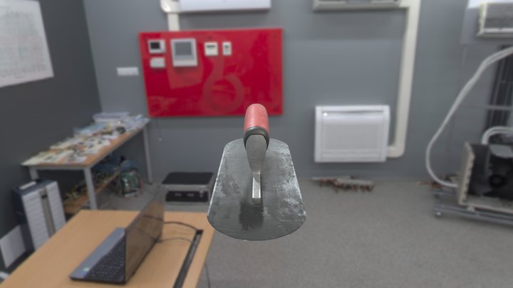 Pool Trowel 3D Model