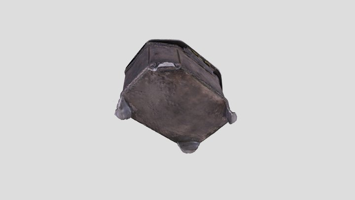 Серебрянная шкатулка 3D Model