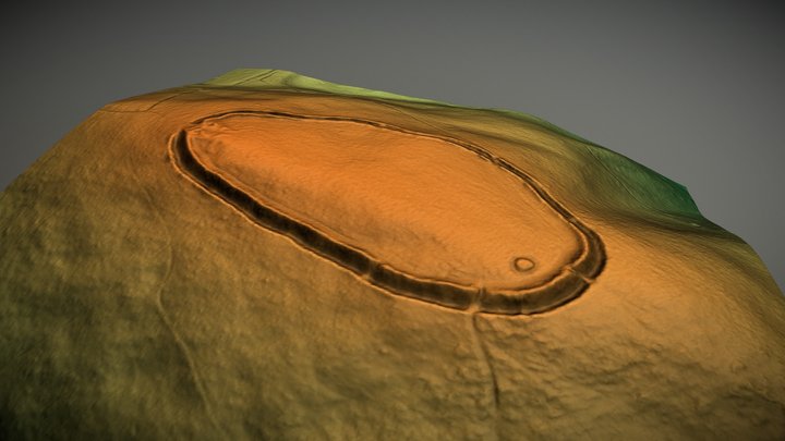 Dowsborough Camp, Somerset (UK) – Kostenloses 3D-Modell STL