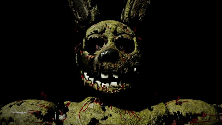 Stylized Springtrap 3D Model