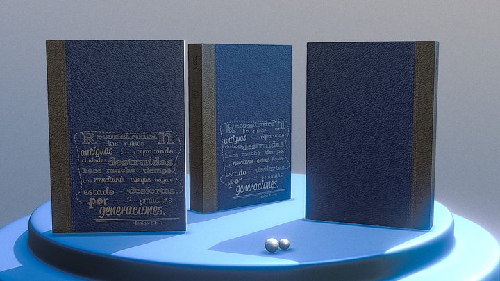 Biblias personalizadas 3D Model