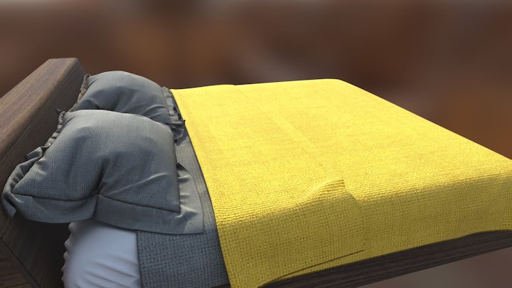 bed 3D Model