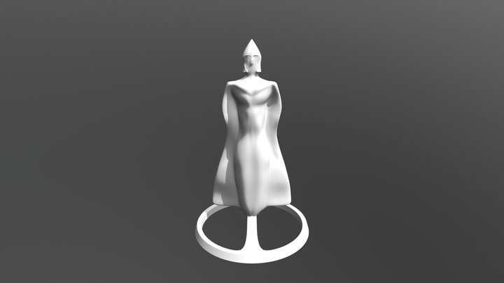White Pawn 3D Model