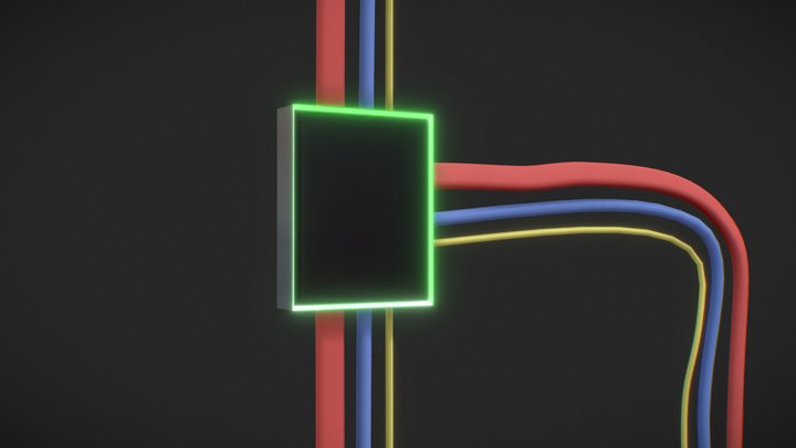 Wires Right Side 3D Model