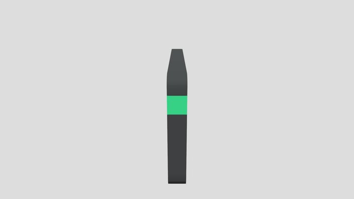 Keycard Green 3D Model