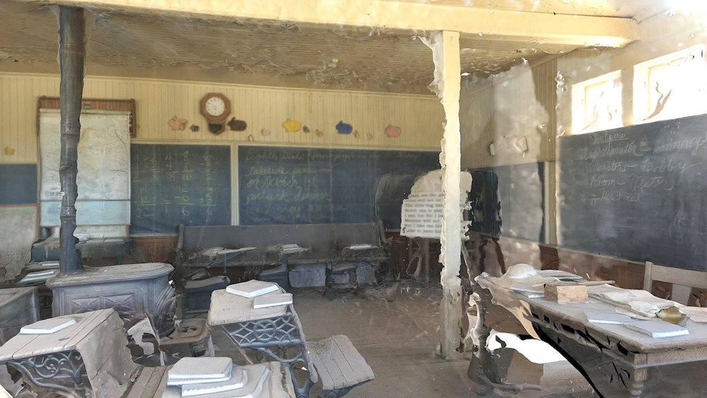 Bodie California School, Inside