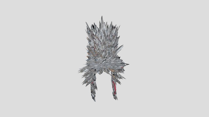 Chrome splinter chair