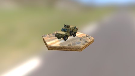 Nyala RG-31 Low 3D Model